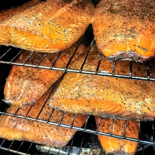 VARMRØGET LAKS pr 100 g.